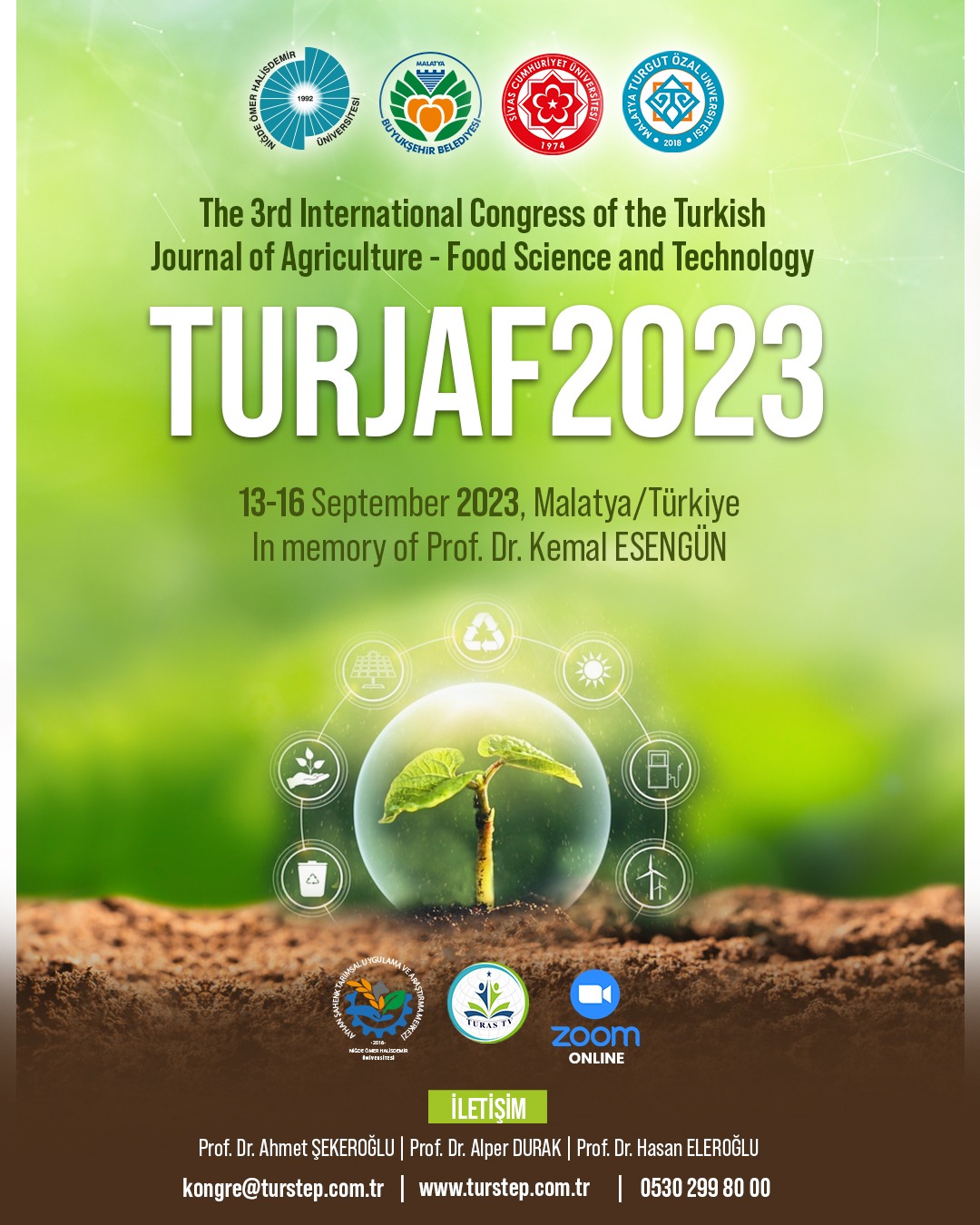 					View 3rd International Congress of the Turkish Journal of Agriculture - Food Science and Technology, Malatya, Türkiye 
				